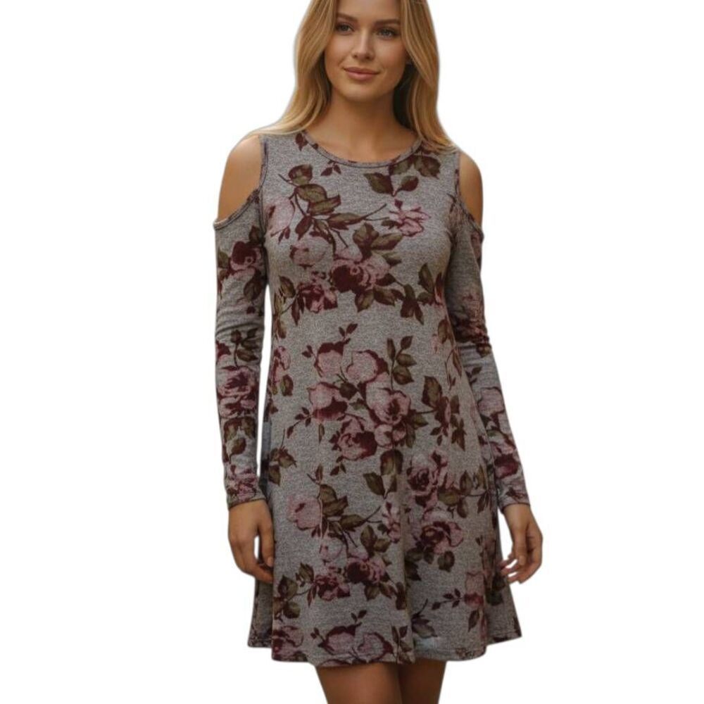 IZ BYER FLORAL CUTOUT DRESS SZ.XS EUC